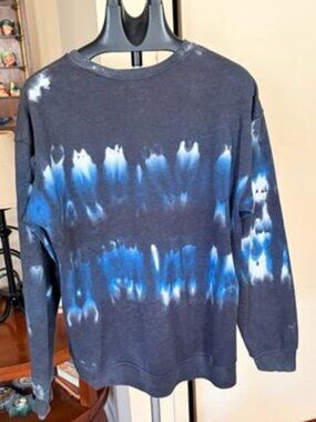 Treasure & Bond tie-dye crewneck sweatshirt, and matching sweatpants